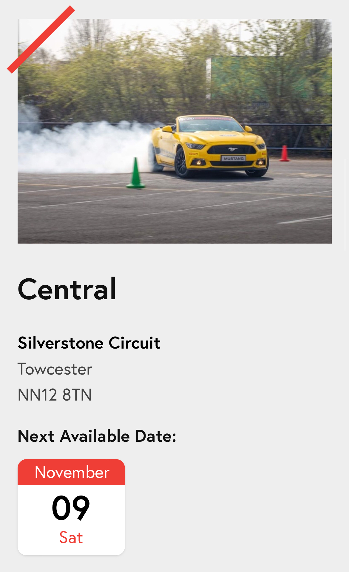 Silverstone Stunt Driving Experience