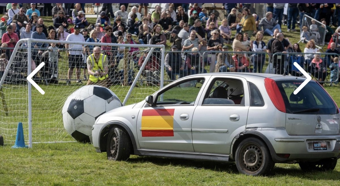 England win Car Football game at 182nd Stanhope Show